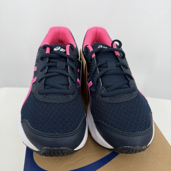 Asics Women's Jolt 3 Running Shoes size 6.5 D WIDE French Blue/Hot Pink 1012A909 - Picture 3 of 12
